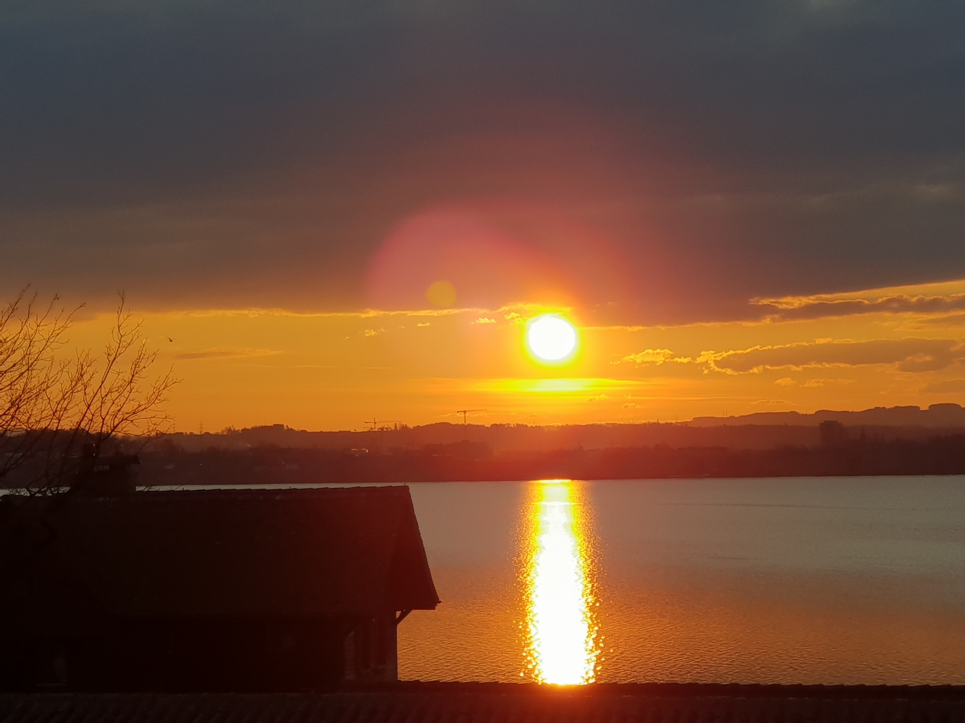 Sonnenuntergang am Zugersee
