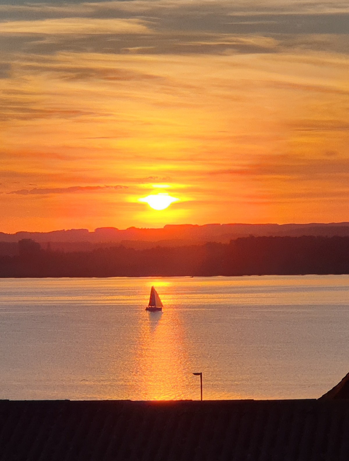 Sonnenspektakel zum Tagesabschluss